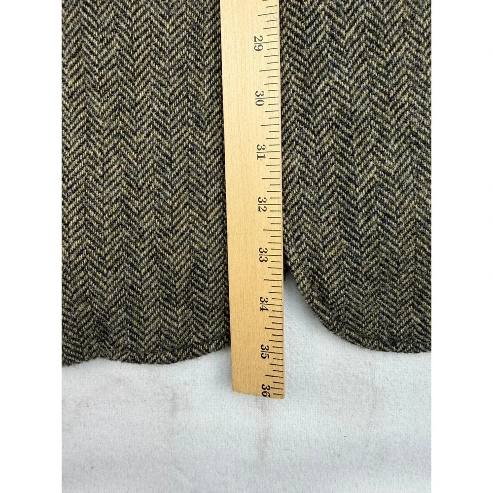 J.Crew Ludlow Blazer 42L Brown Herringbone Yorkshire Tweed Moon Wool Jacket